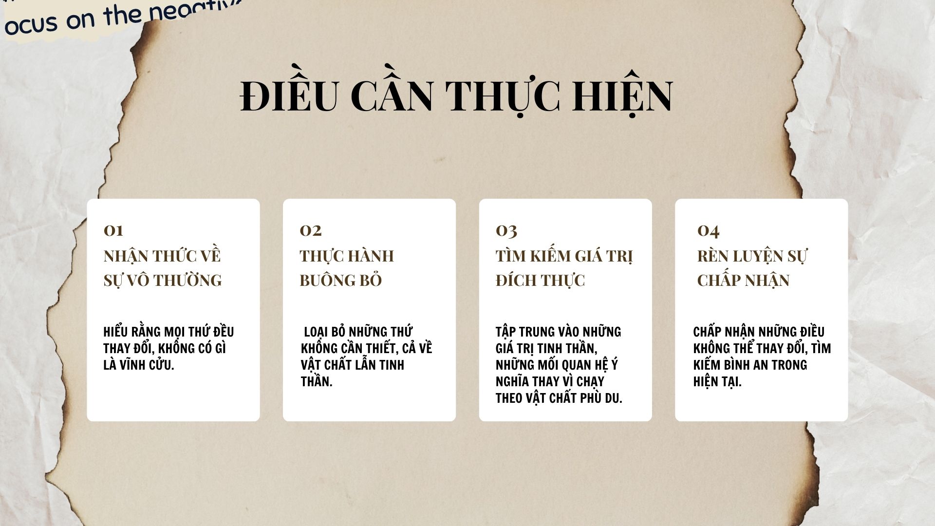 3. Điều cần thực hiện